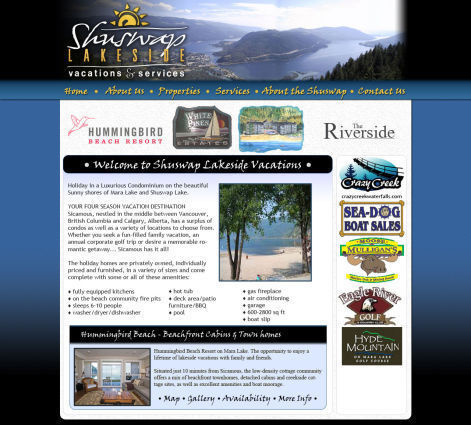 Shuswap Lakeside Vacations & Services
