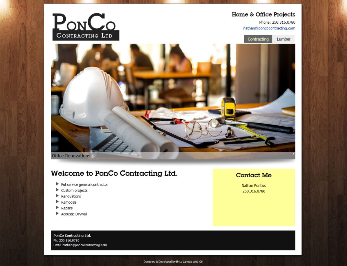 PonCo Contracting Ltd.