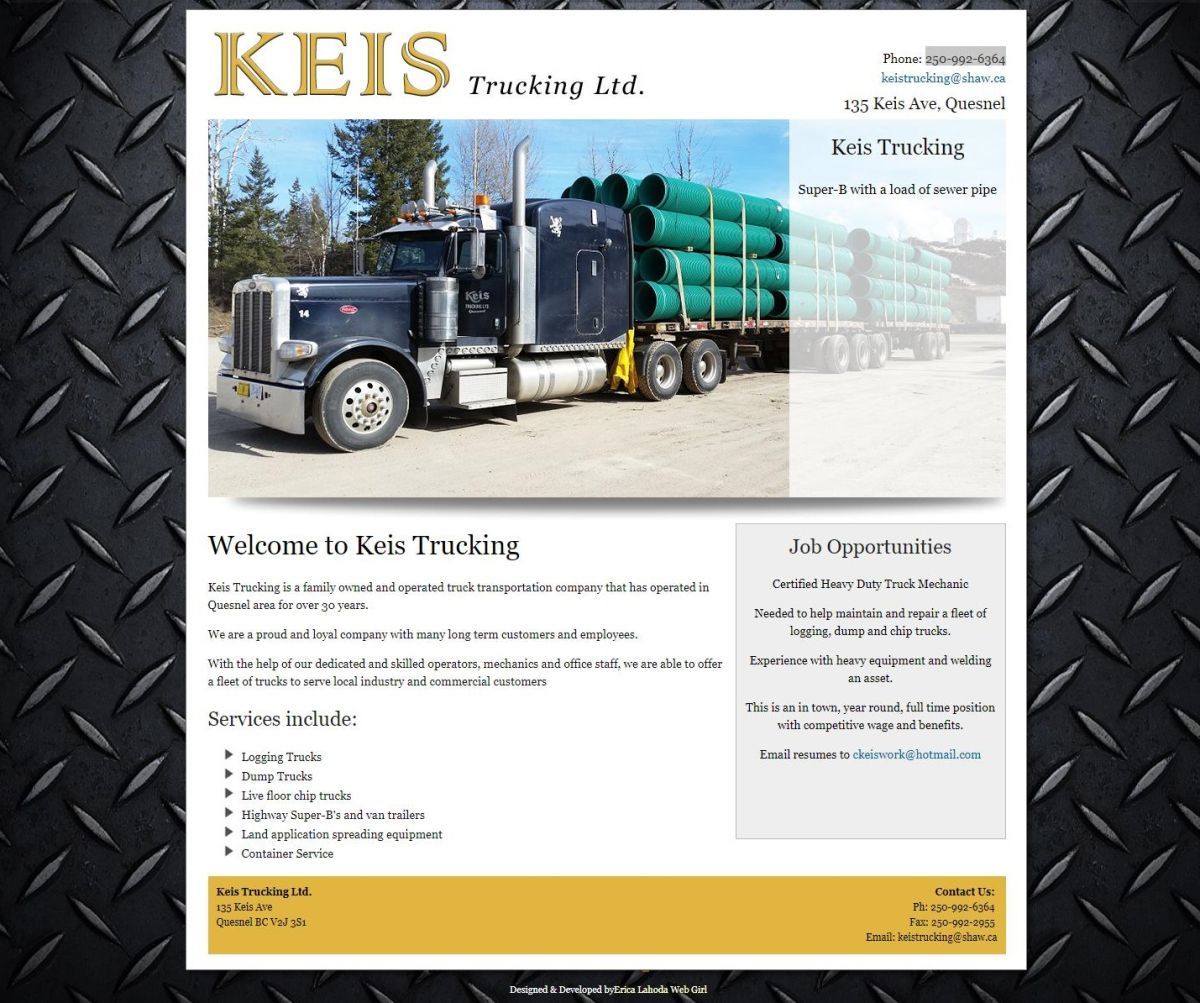 Keis Trucking Ltd.
